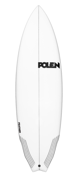 FEATHER surfboard model deck