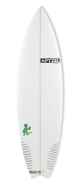 PYZALIEN surfboard model deck