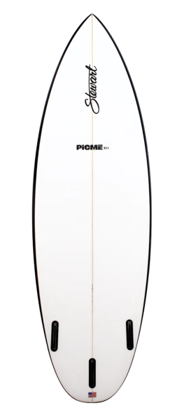 Pigme surfboard model bottom