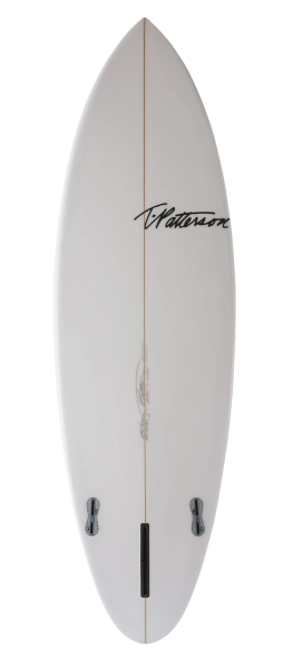 SINGLE FIN surfboard model bottom