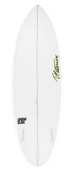NEW SUN surfboard model bottom