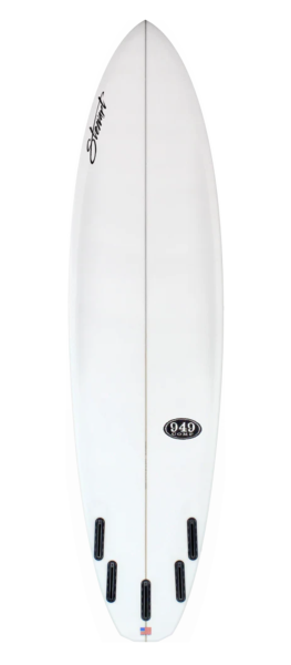(949) Comp surfboard model bottom