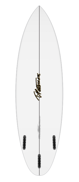 IF-15 GOLD surfboard model bottom
