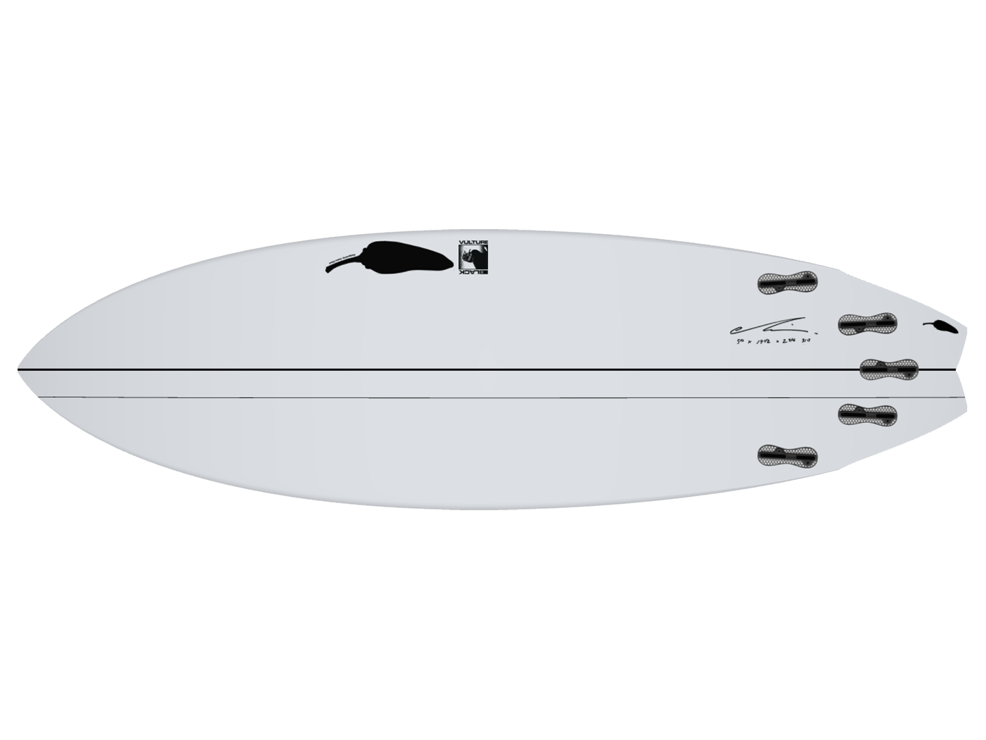 chilli surfboards black vulture